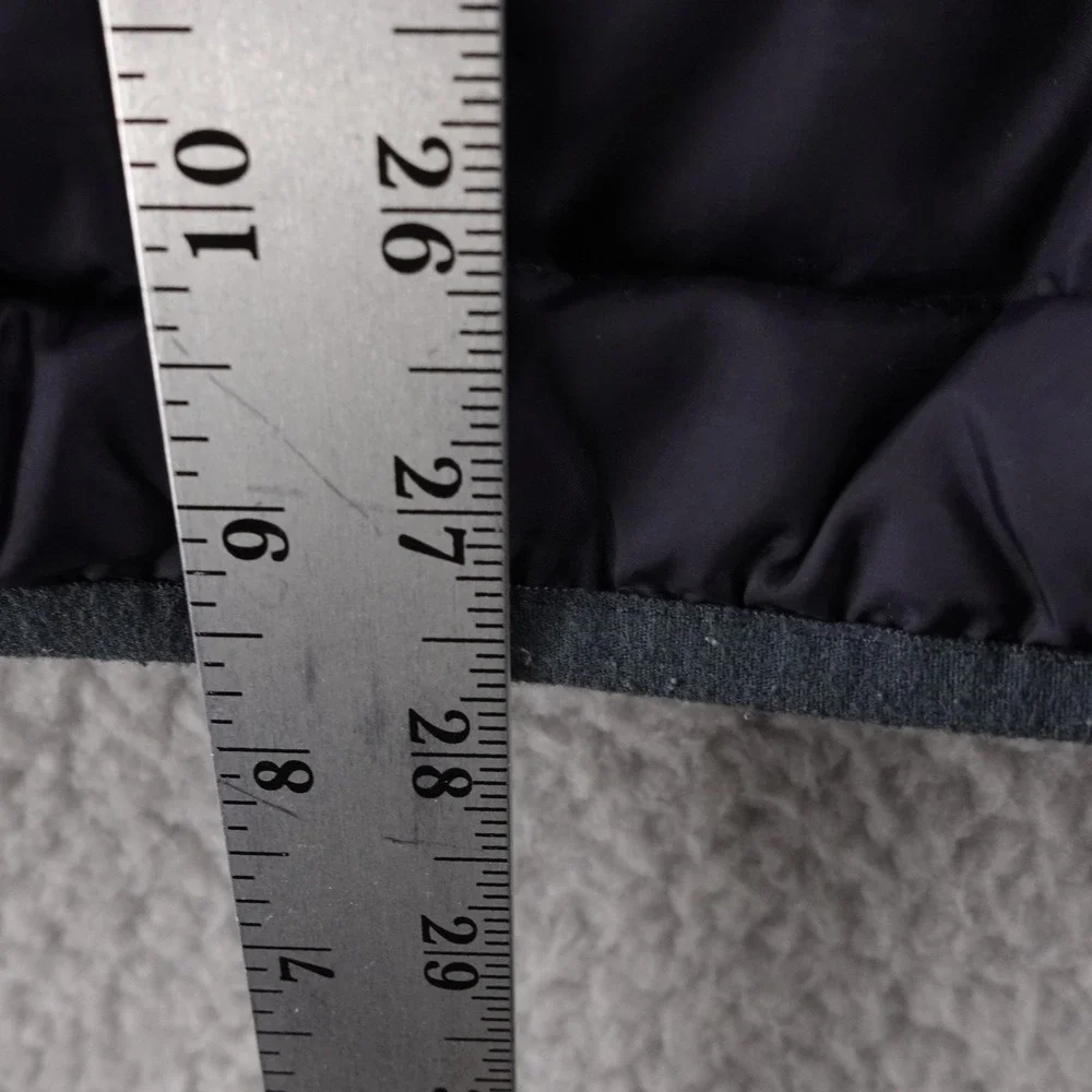 Eddie Bauer Mens 2XL Puffer Vest Down Quilted Full Zip‎ Orange Lined Outerwear